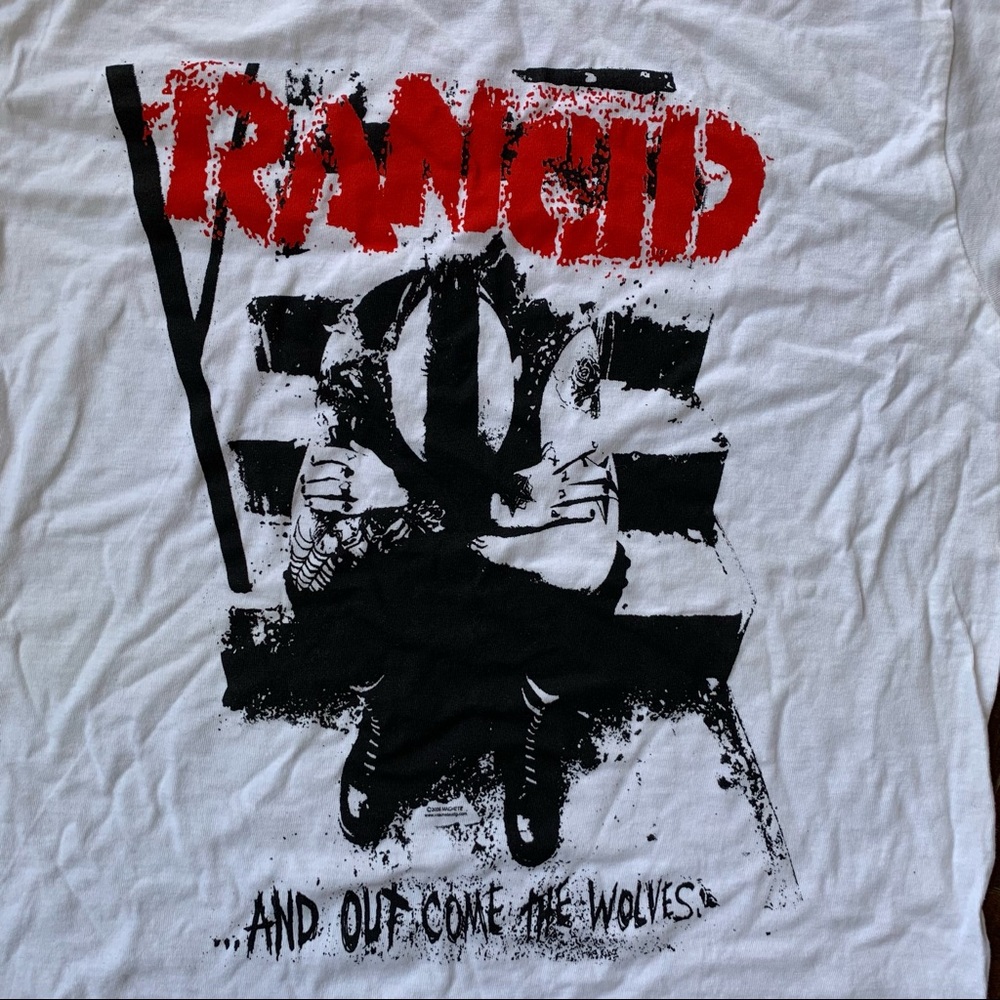 Rancid And Out Come The Wolves Band Shirt - Picture 2 of 2